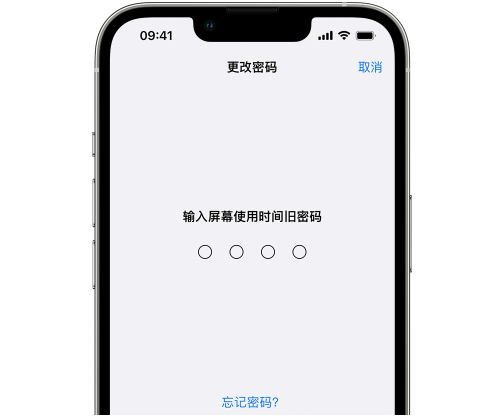 康平iPhone屏幕维修分享iPhone屏幕使用时间密码忘记了怎么办 